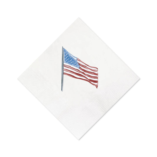 American Flag Napkins- Patriotic