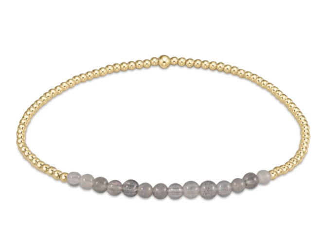 Gold Bliss Bead Gemstone Bracelet