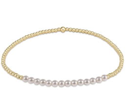Gold Bliss Bead Gemstone Bracelet