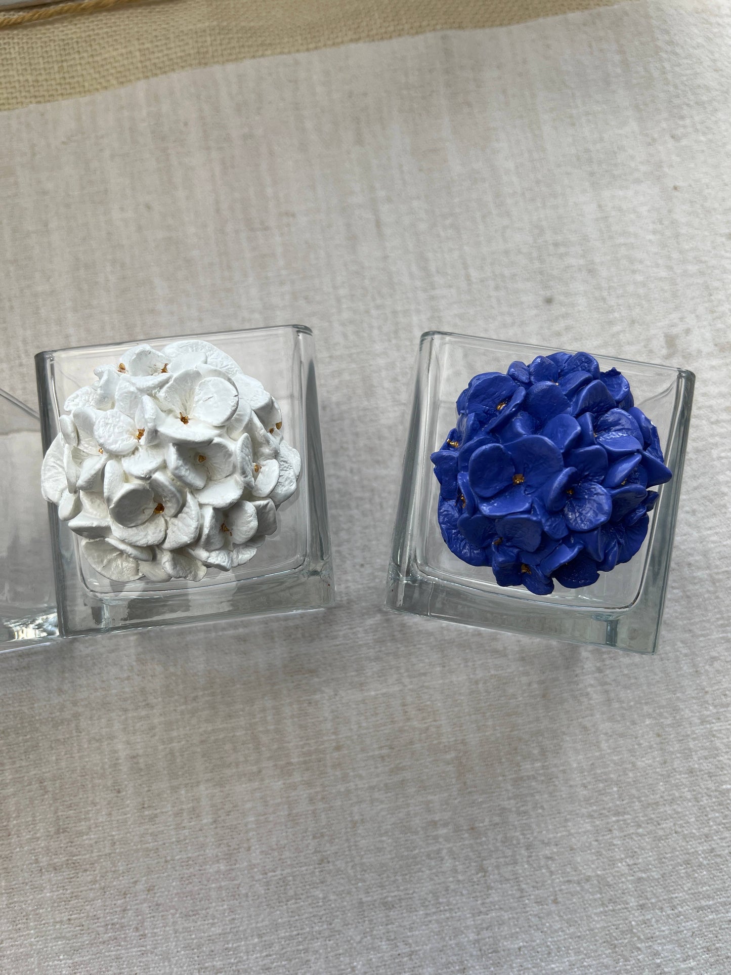 Flower Votive: White / Hydrangea 2