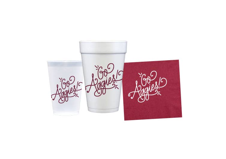 Go Aggies! | Game Day Cups & Napkins