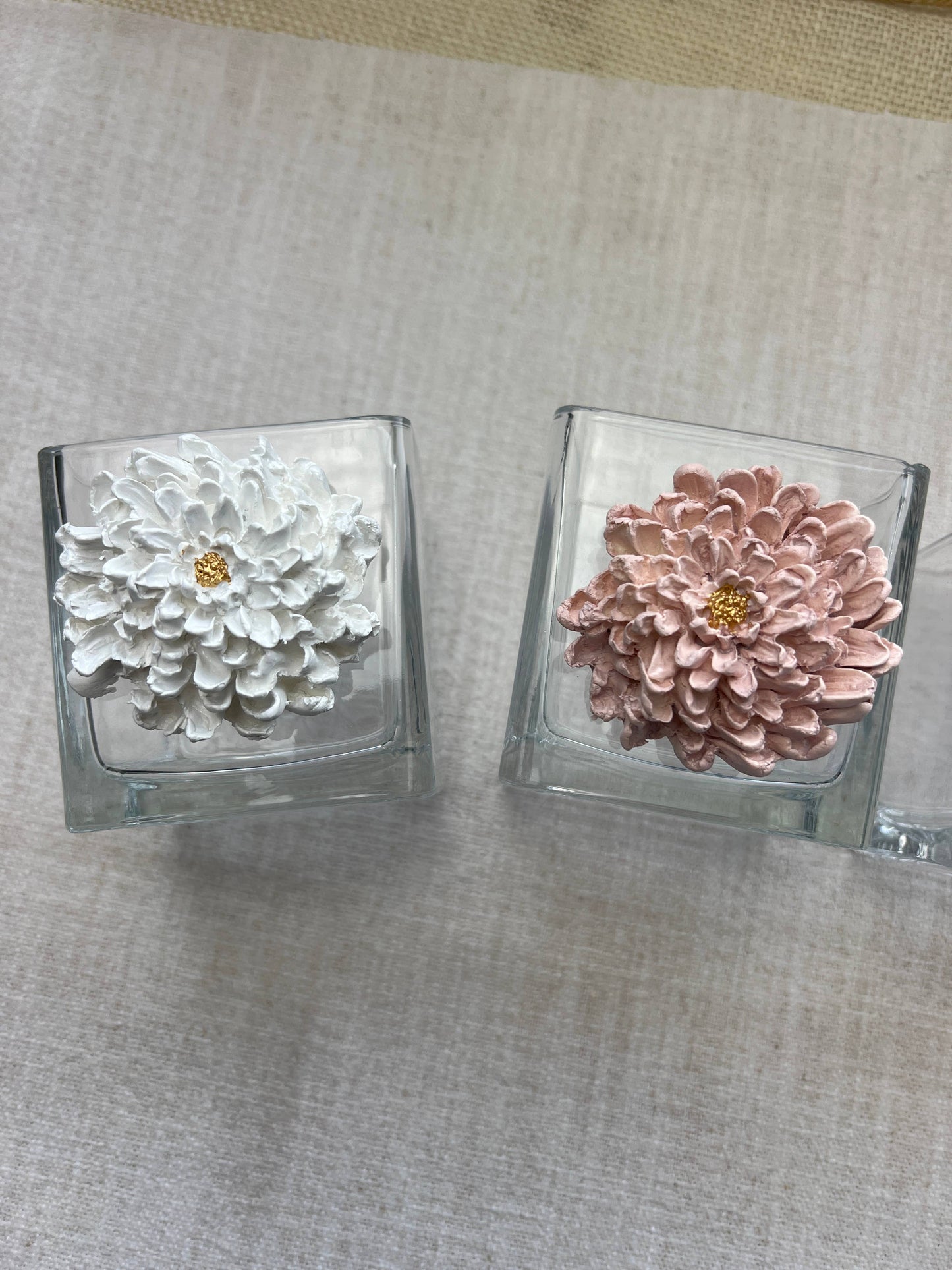 Flower Votive: White / Hydrangea 2
