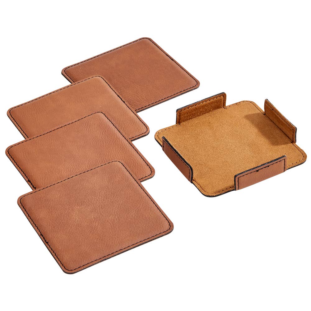 leather Coasters/4
