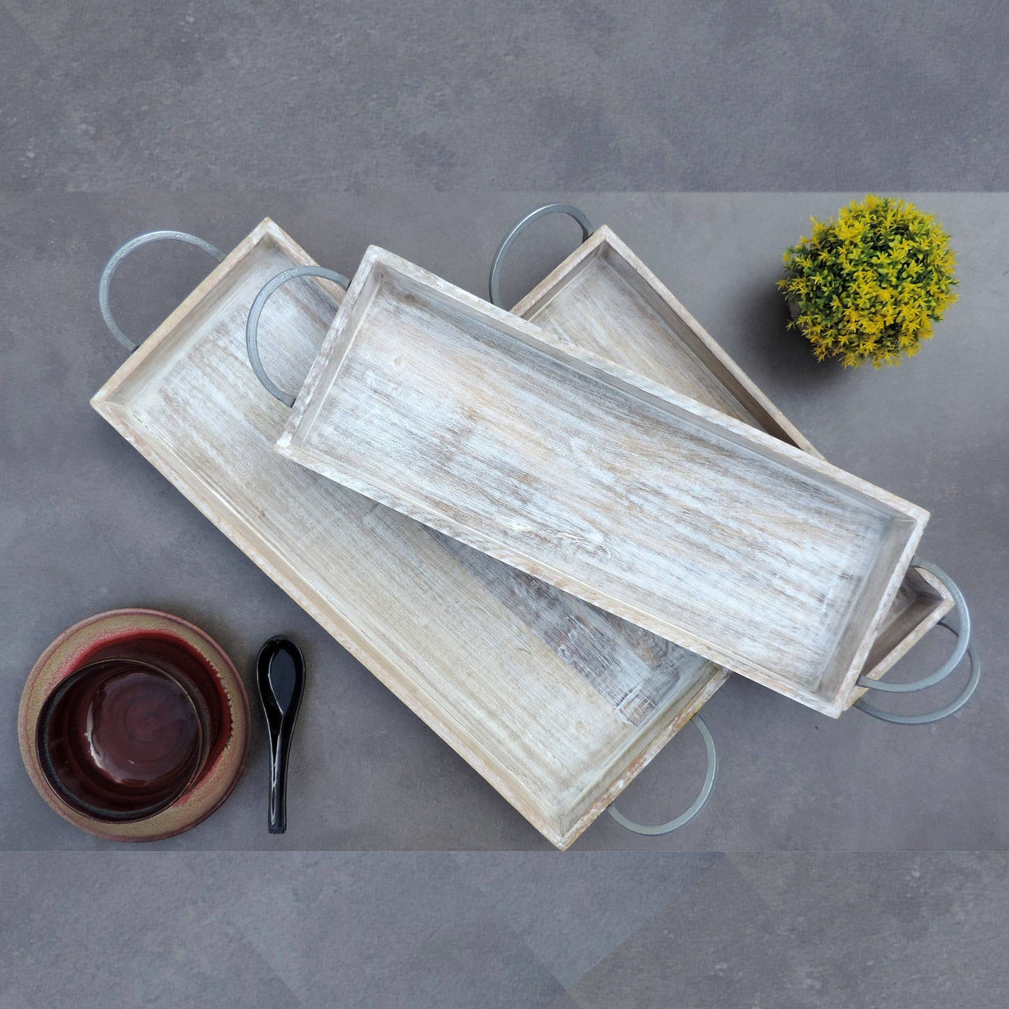 Heartwood Serving Trays / White