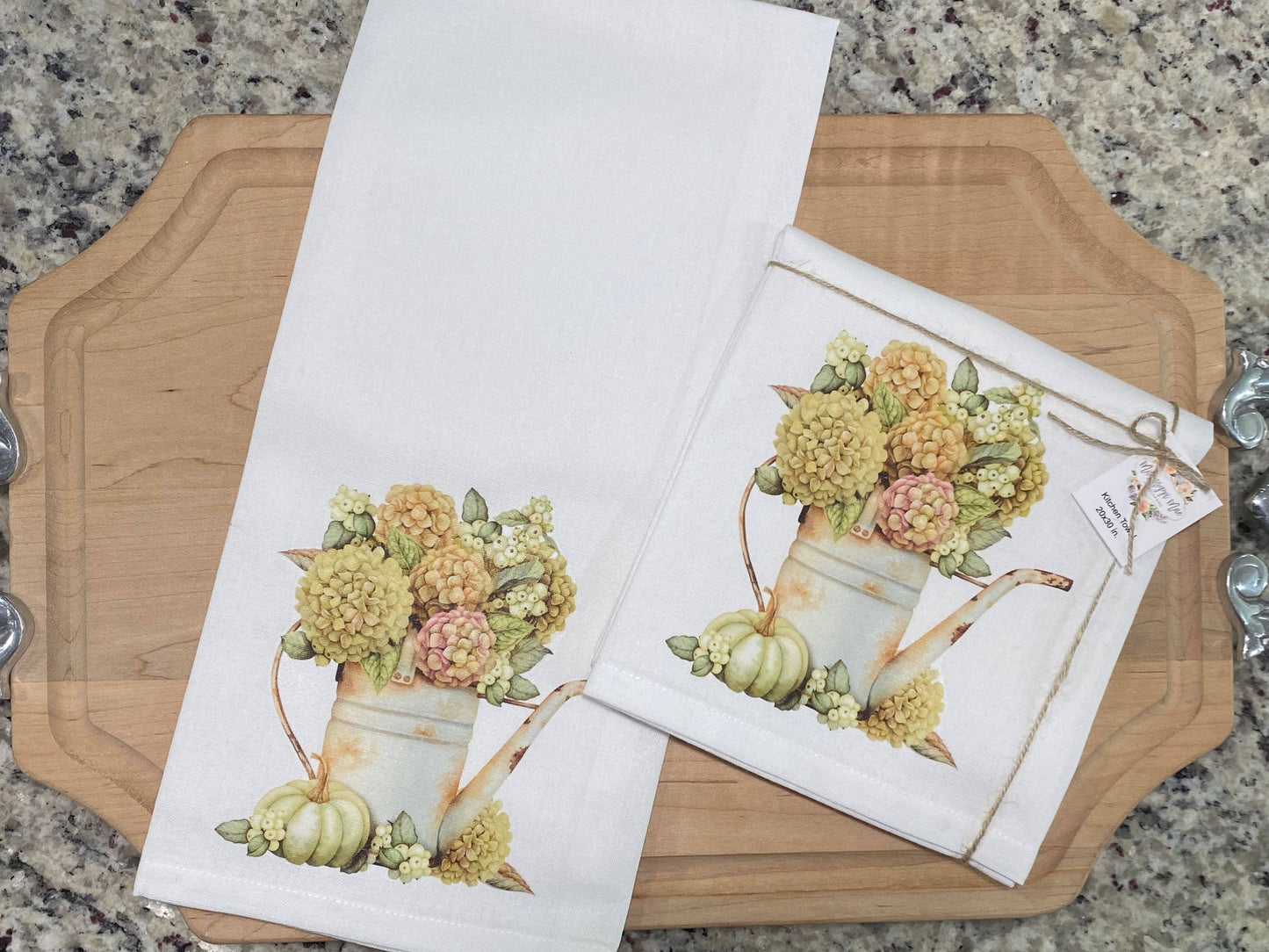 Fall Hydrangea Kitchen Towel