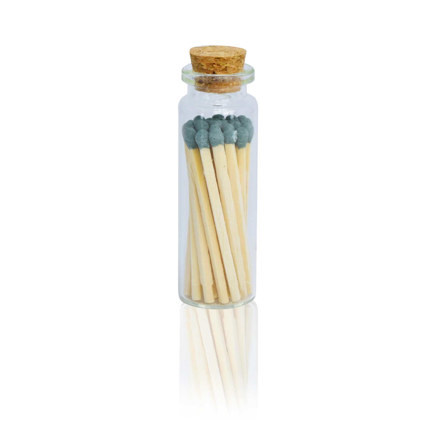 Small Match Bottles - Safety Matches in Jars with Striker: Mixed Colors / 20 Matchsticks Jar