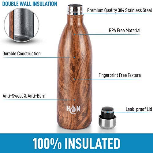 Stainless Steel Water Bottle - Double Wall