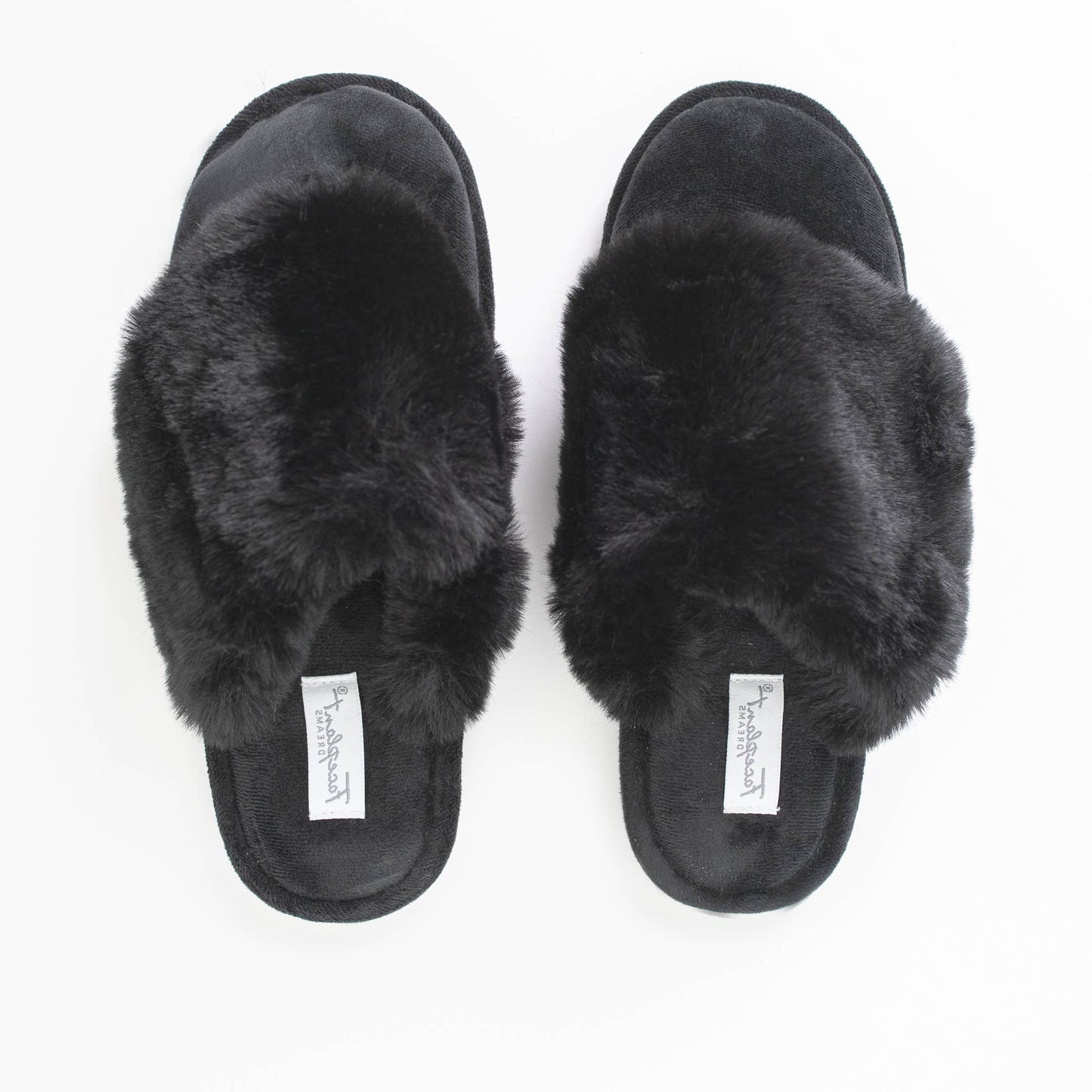 Faceplant Furry Slippers: Pink / Medium