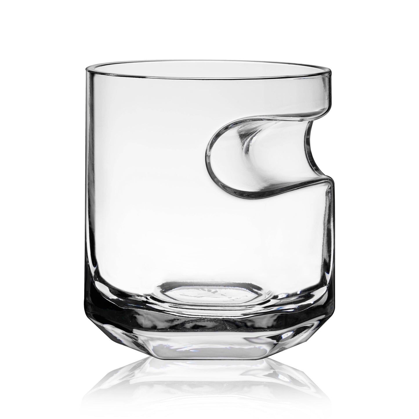 Raye™ Crystal Whiskey Glass w/ Built-in Cigar Holder