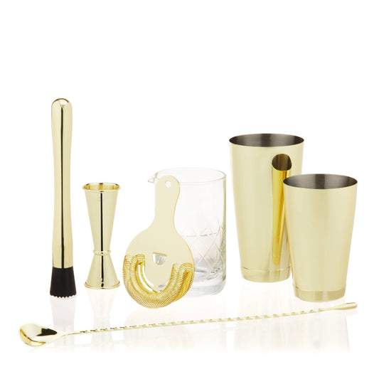 Belmont™ Gold-Plated Bar Essentials Set - Set of 7