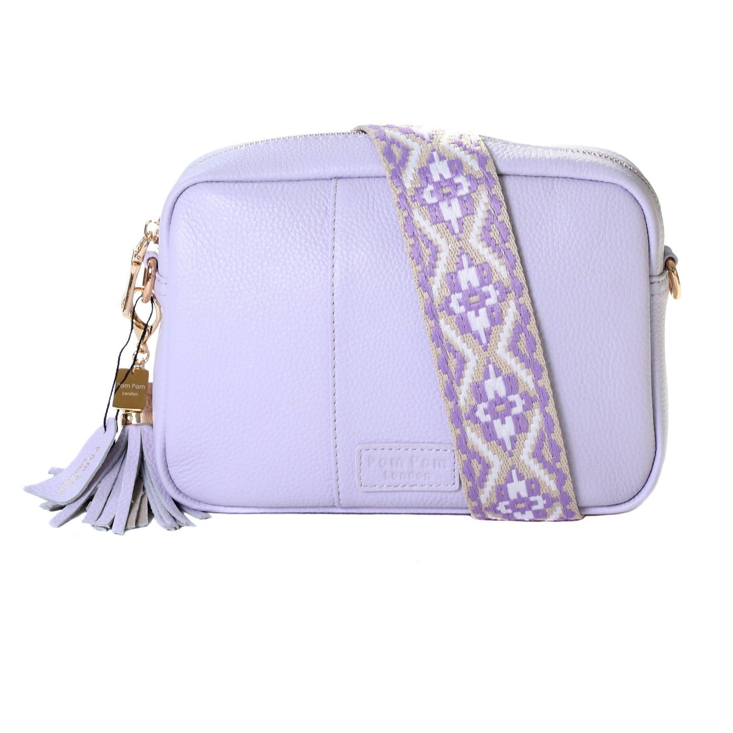 Pom Pom London City Bag Lilac & Strap Lilac Tapestry