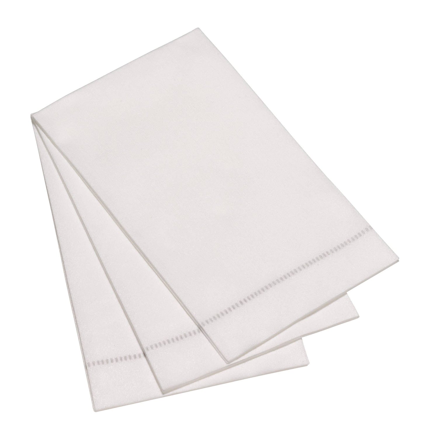 25ct Hemstitch Napkins | Dinner, Cocktail & Guest Size