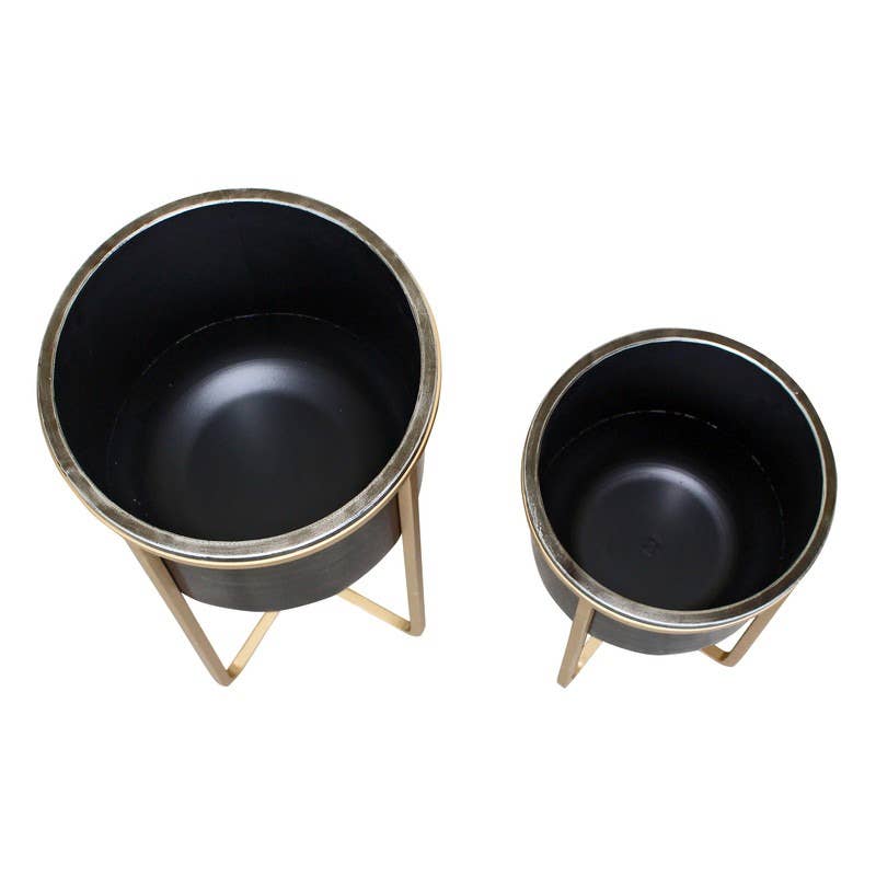 Rizzy Mid-Century Planters (Set of 2)