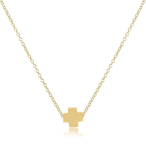 16" Signature Cross Necklace