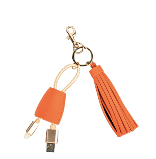 Tassel Keychain w/ USB Cord