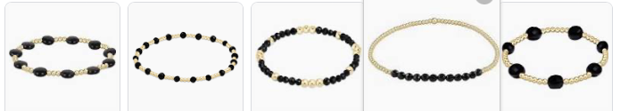 Faceted Onyx Bracelet Collection