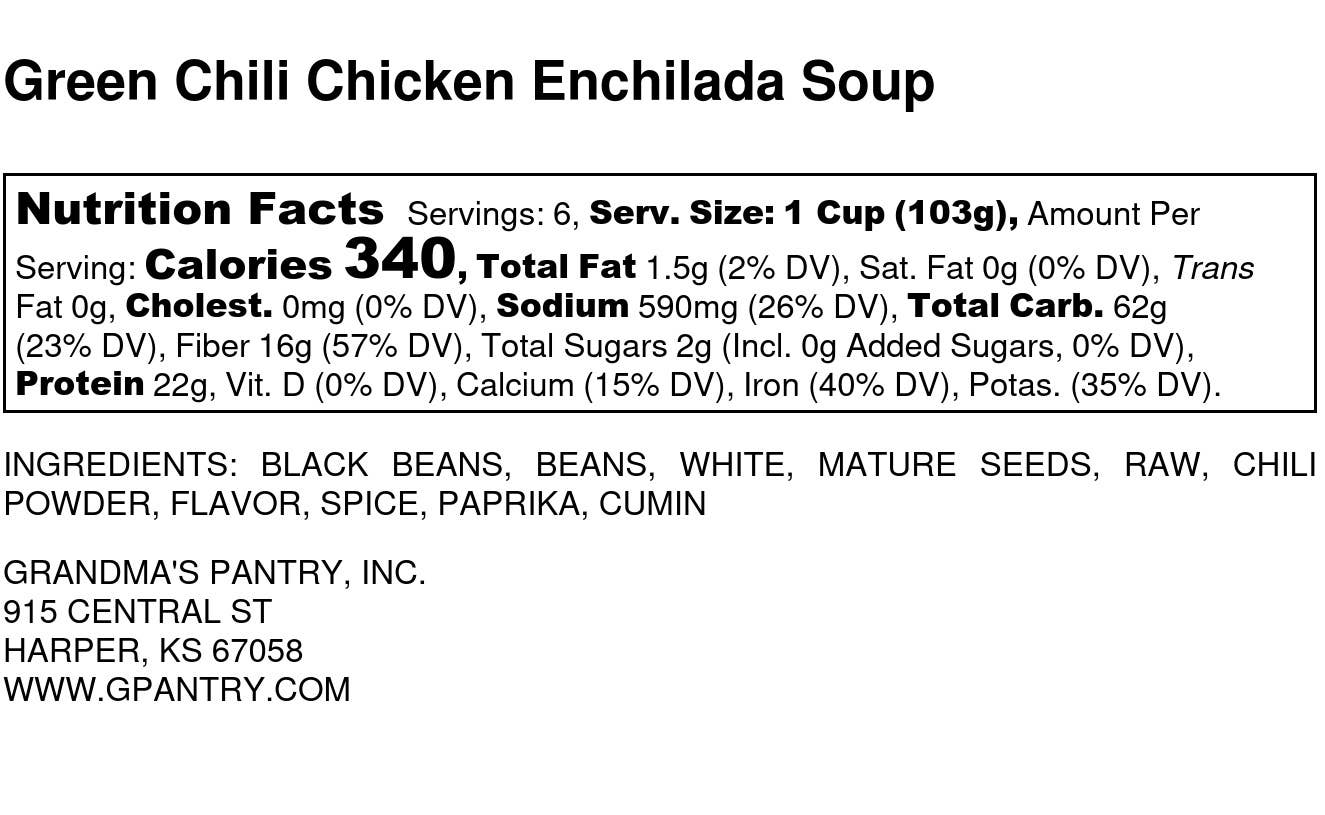 Green Chili Chicken Enchilada Soup
