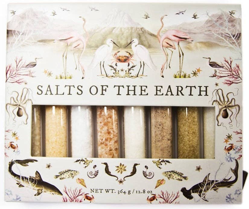 Salts of the Earth | Exotic Salt Collection from Around the Globe | 8-Pack Gift Set