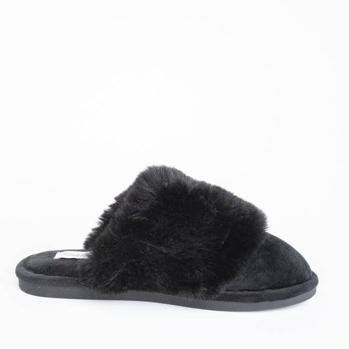 Faceplant Furry Slippers: Pink / Medium