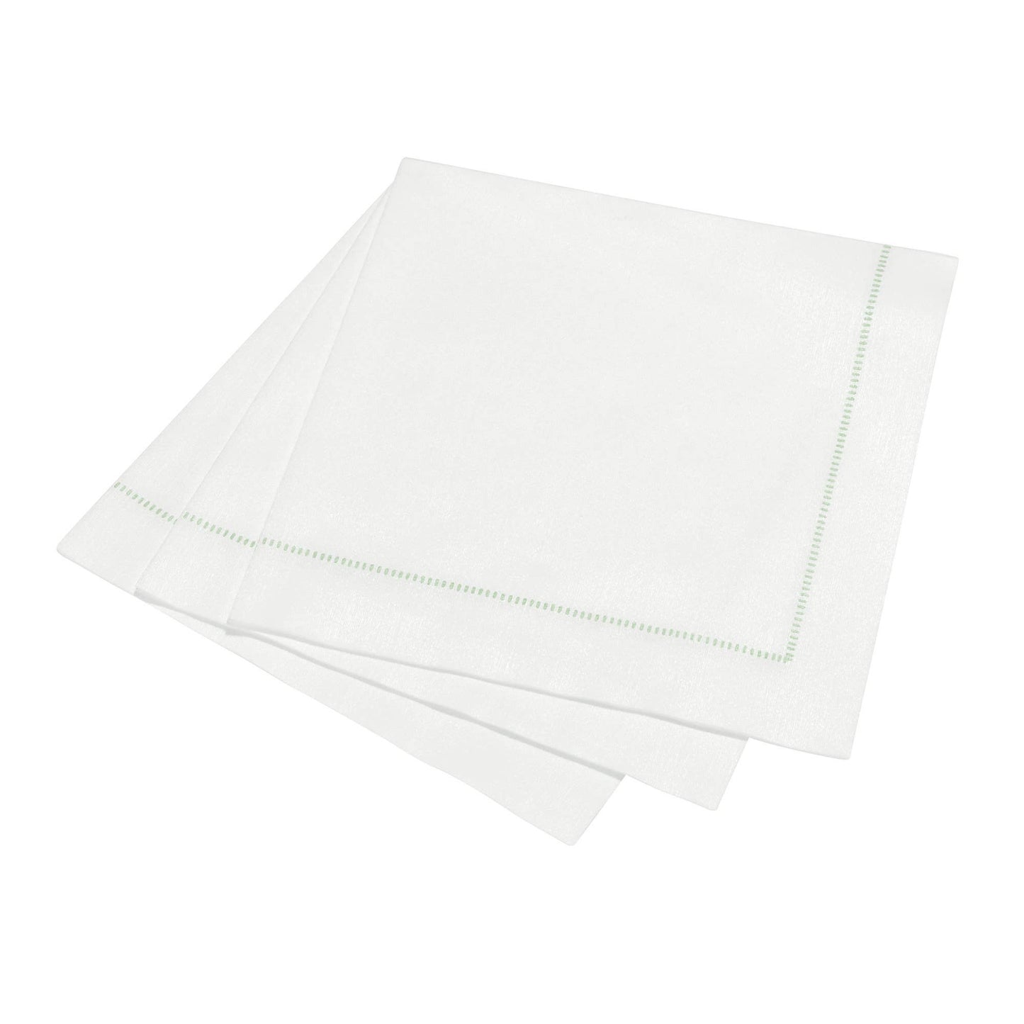 25ct Hemstitch Napkins | Dinner, Cocktail & Guest Size