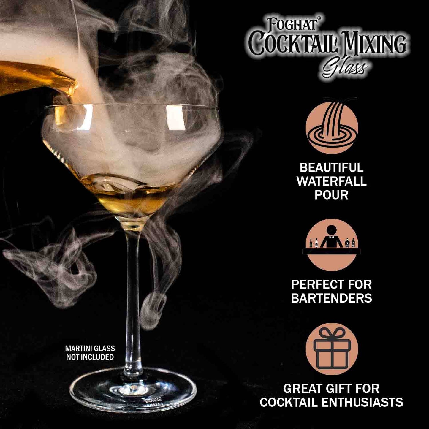 Foghat Cocktail Mixing Glass