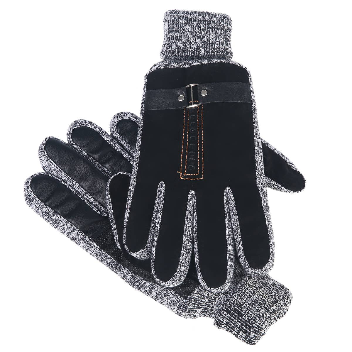 Suede Oscar Gloves: Black