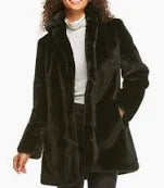 Le Mink Jacket Black