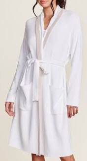 CCUL Tipped Ribbed Short Robe