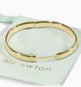 Cherish Gold Bangle Bracelet Medium