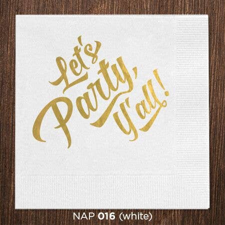 Let's Party Y'all Napkins