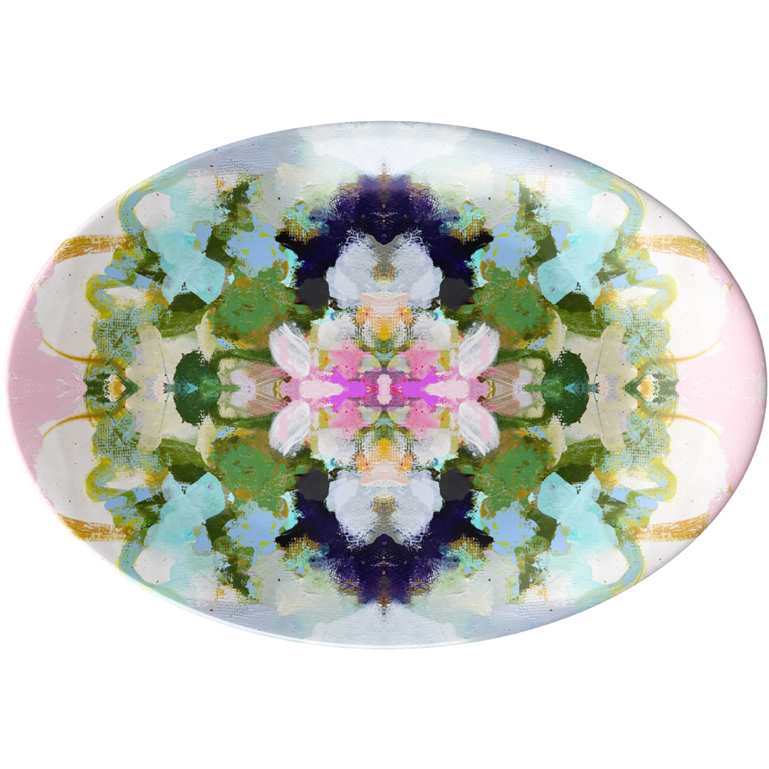 Laura Park Designs - Nantucket Bloom Melamine Platter