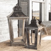 Display Box Lantern (Square), Set of 2
