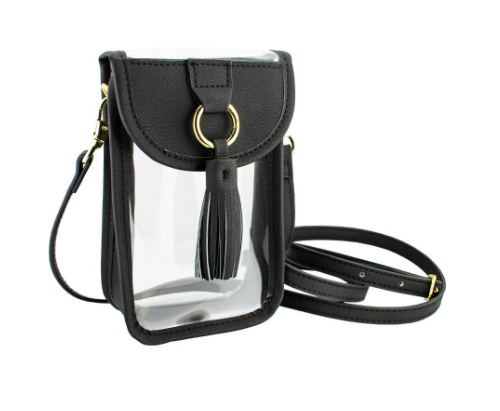 Cell Phone Crossbody Clear Bag