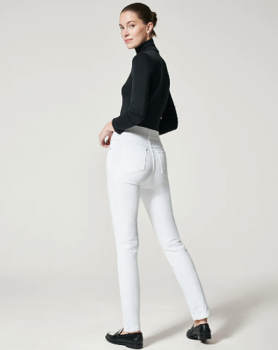 Straight Leg Jeans in White