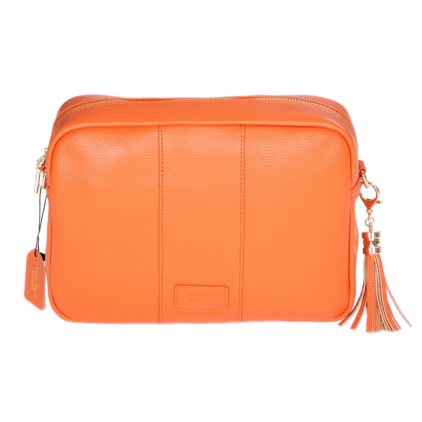 Pom Pom London City Plus Bag Orange & Strap Blue & Orange G