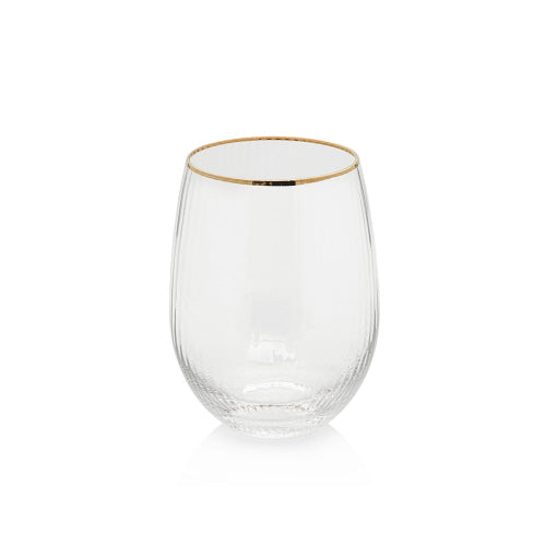 Optic Gold Rim Glassware