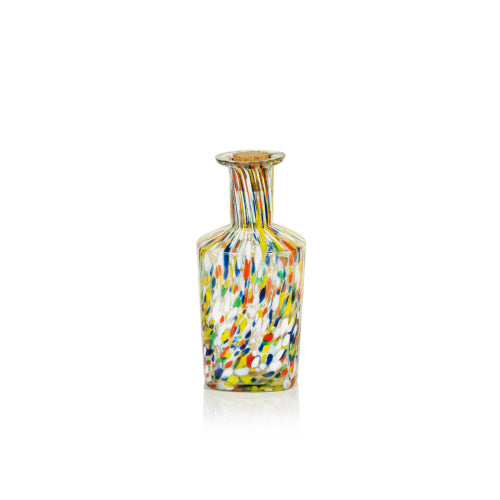 Lucia Bright Multi-Color Bottle w/ Cork Stopper